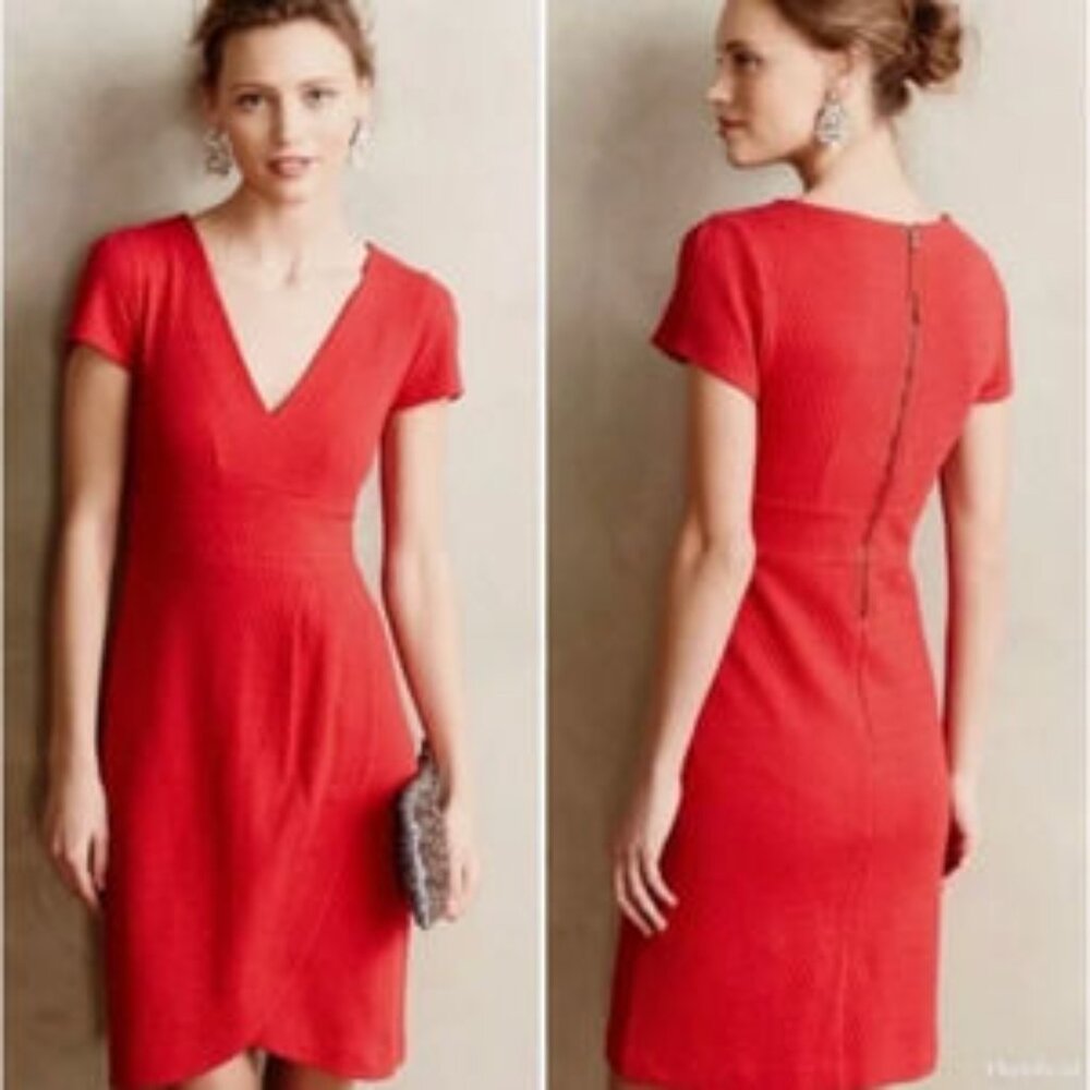 Anthropologie Maeve Splitshade Tulip Hem Dress - Picture 7 of 7